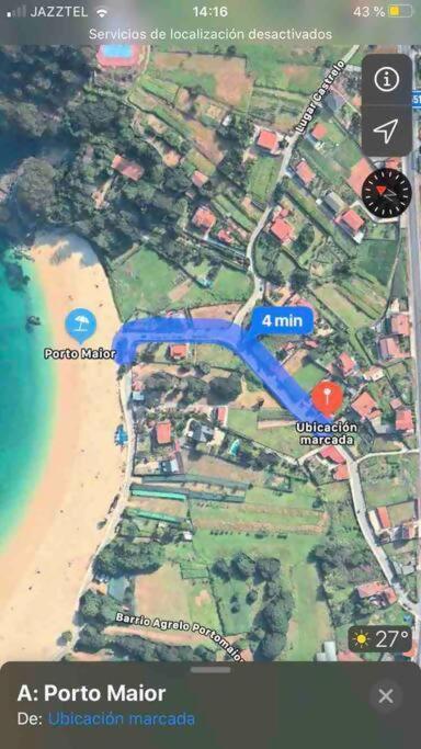 Villa Vivienda con jardín a 100 m de la playa Bueu Exterior foto